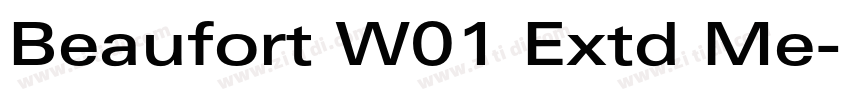 Beaufort W01 Extd Me字体转换